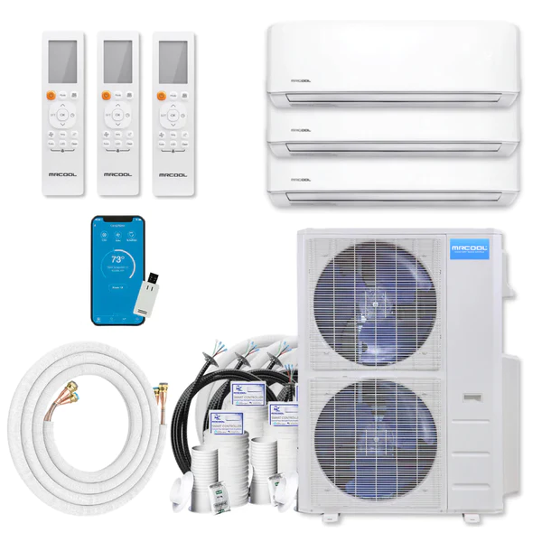 MRCOOL DIY 48000 BTU 3-Zone DIY 4th Gen Mini Split Heat Pump